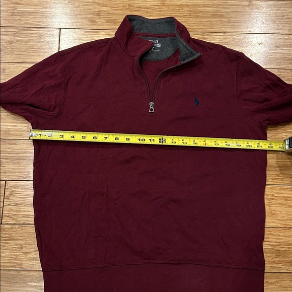 Polo Ralph Lauren Cottagecore Performance Burgundy Sweater Pullover M - Picture 6 of 7